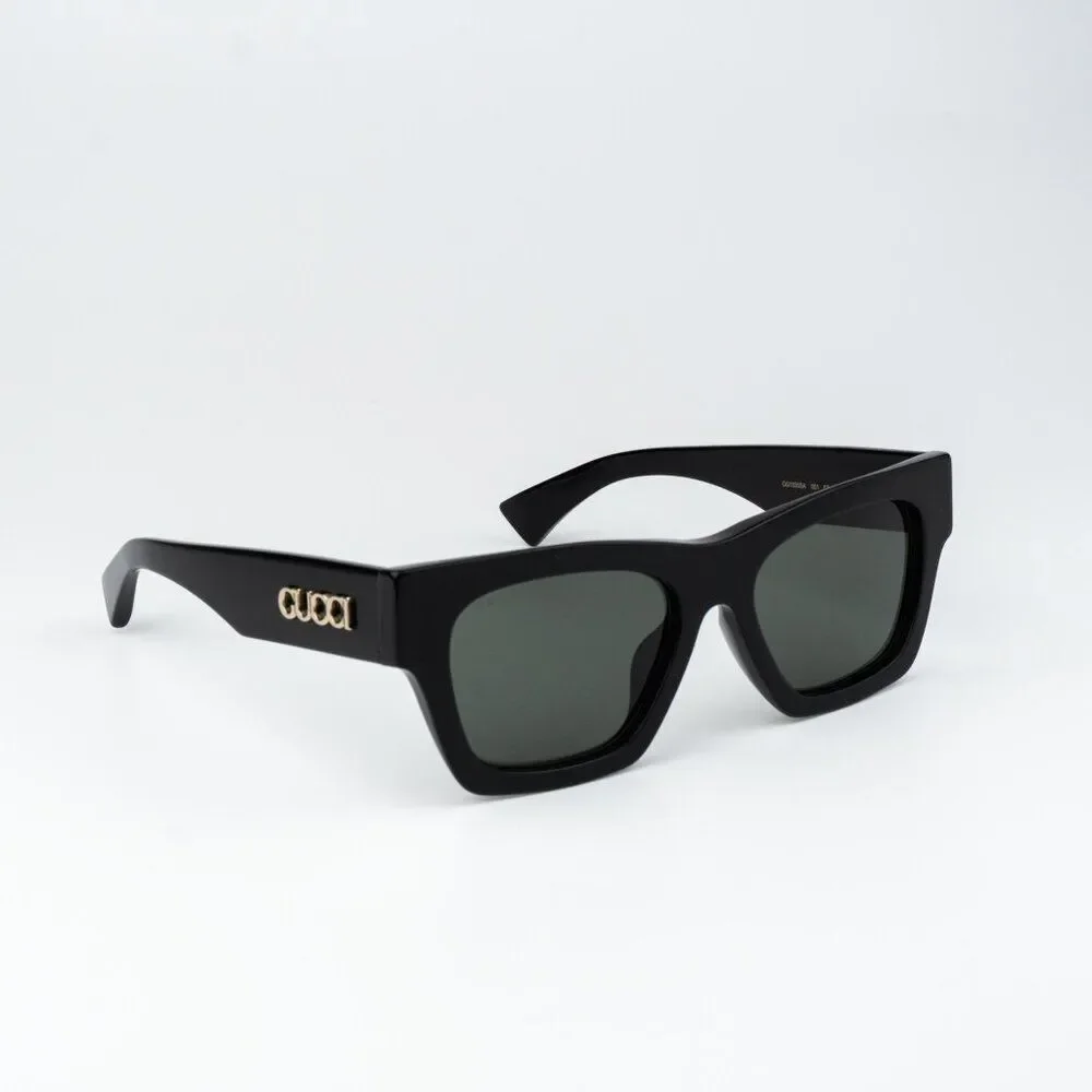 Gucci Women Sunglasses Black Square GG1835SA 001 NEW AUTHENTIC - Picture 3 of 9